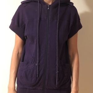 Marc by Marc Jacobs Short Sleeve ZIP Sweater